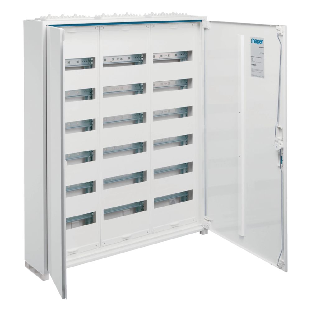 Armoire de distribution Hager 950x800x161 mm, universelle, IP44, classe II, 216PLE, QuickConnect