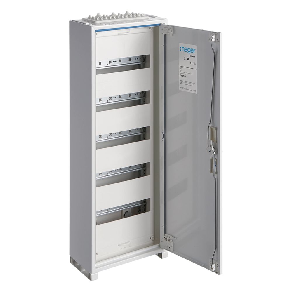 Armoire de distribution Hager encastrable, 800x300x161, universelle, IP44, SKII, 60PLE, QuickConnect