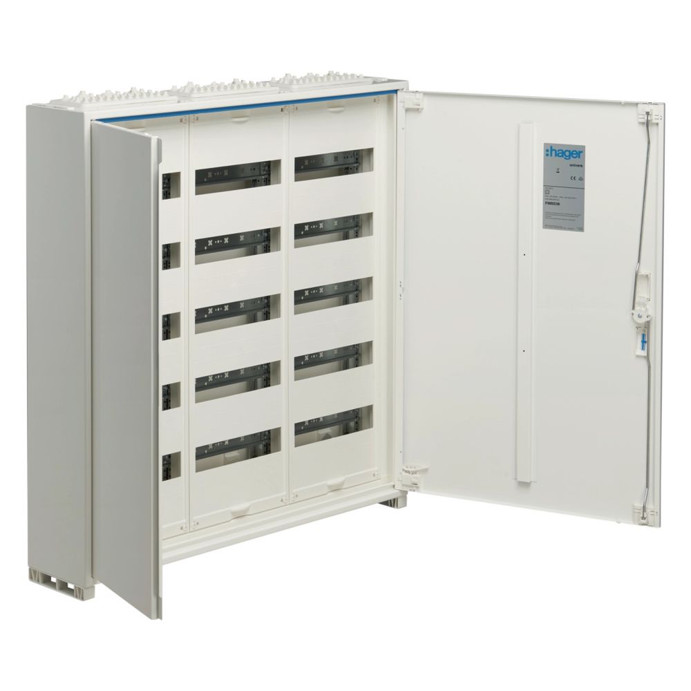 Hager distributeur de champ encastré, 800x800x151, universel, IP44, SKII, 180PLE, QuickConnect