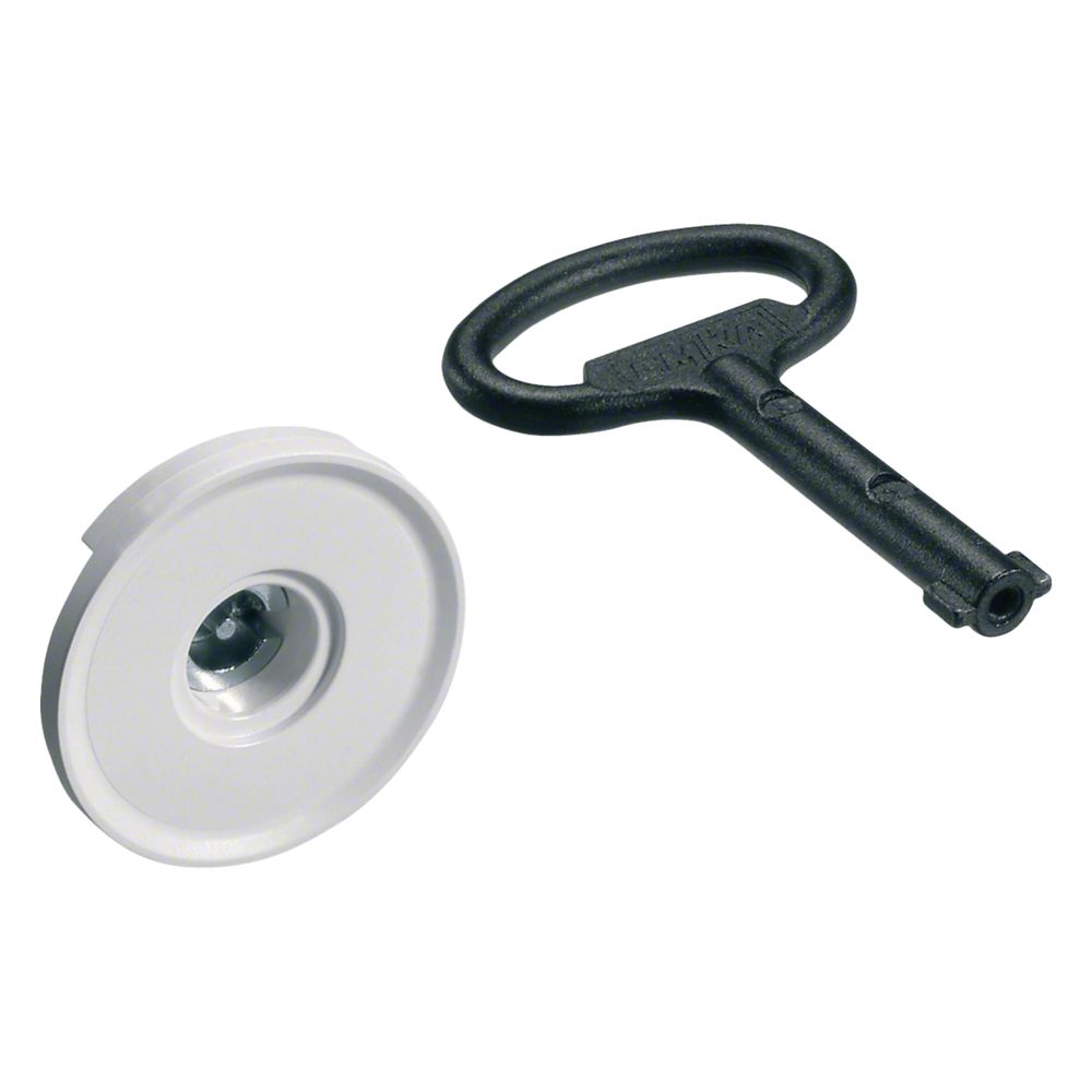 hager Serrure, universelle, à double panneton, 3 mm, avec 1 clé, pour armoire IP44/54
