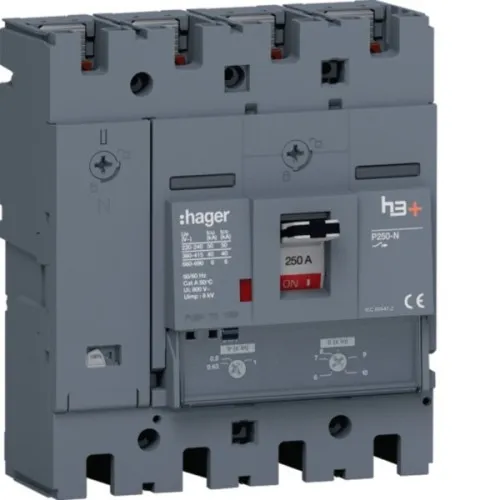 Hager Disjoncteur h3+ P250 HNT251DR