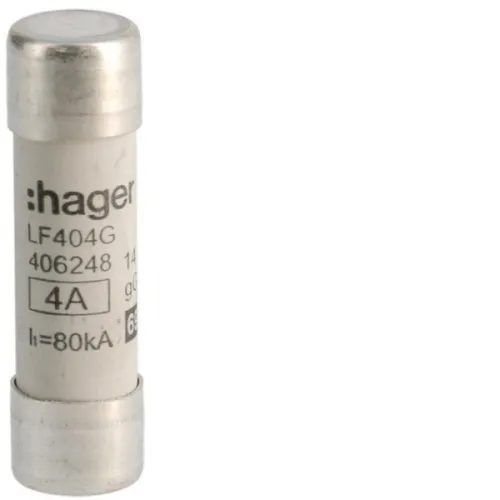 Fusible Hager 14x51 mm gG 4 A LF404G