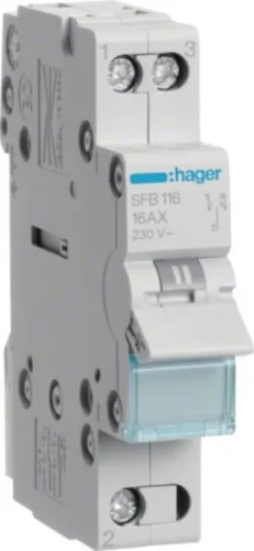 Hager SFB116 Interrupteur de groupe 16A 1 contact 230V AC 1PLE