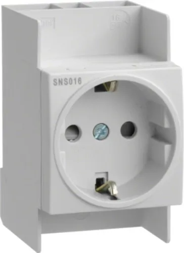 Prise SCHUKO 16A, 250V, 2,5 modules, QuickConnect Hager