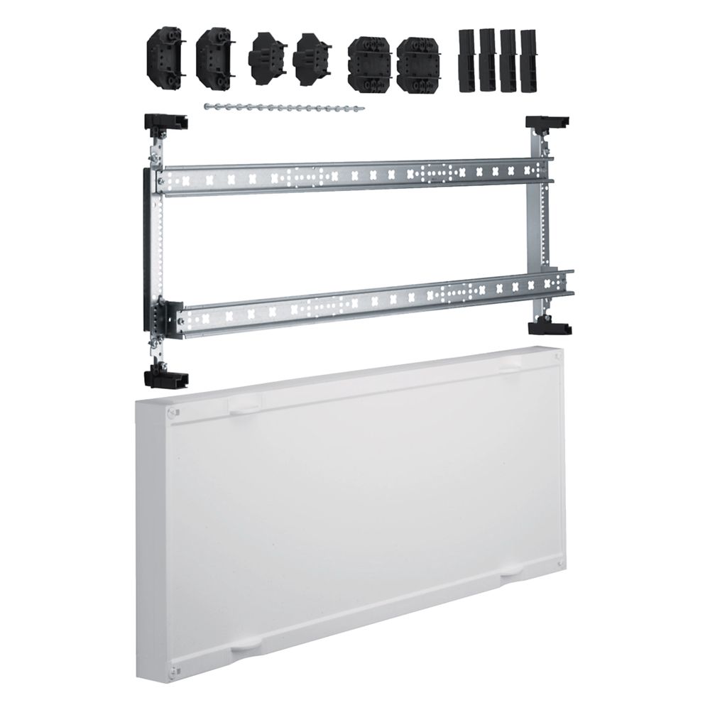 Bloc de montage Hager, univers N, 300x750 mm, pour bornes de raccordement horizontales