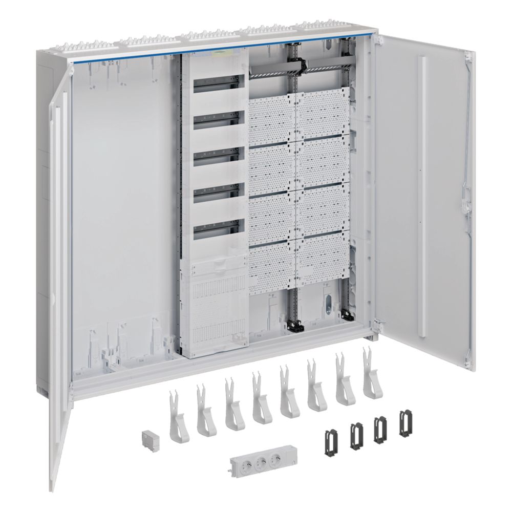 Armoire système Hager, multimédia, univers Z, SKII, IP44, VF-5rh/APZ, 5 champs