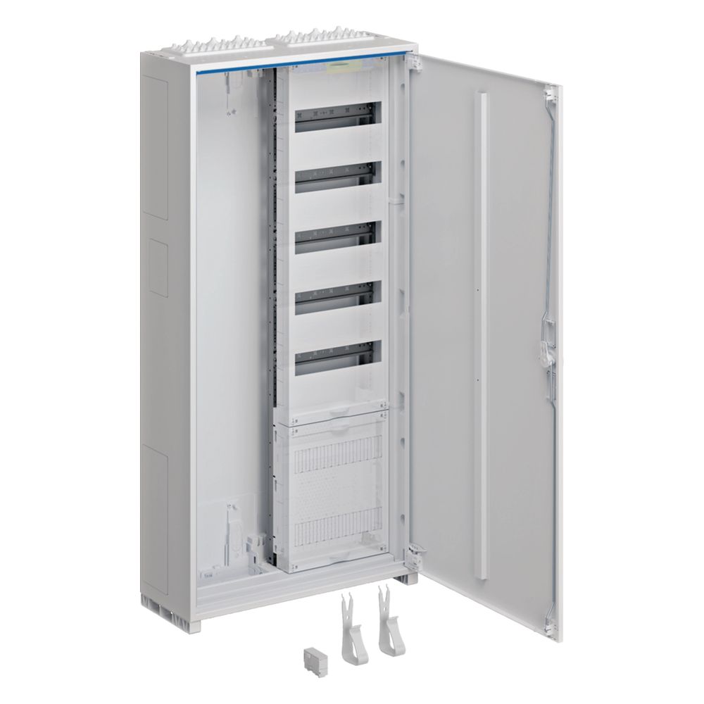 Armoire de système universZ Hager, 1100x550x205 mm, SKII, IP44, 5 rangées VF, APZ, 2 champs