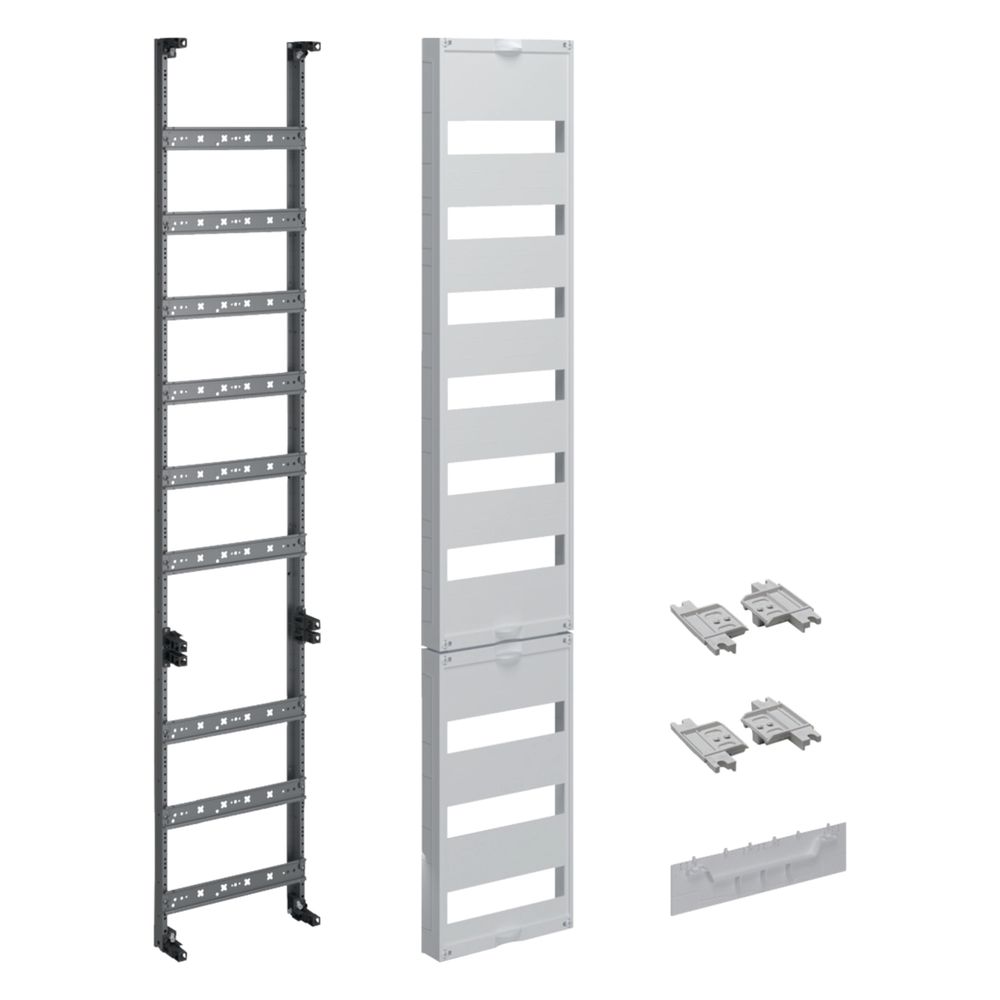 Tableau de distribution Hager, univers Z, 1350 mm, 1 champ, 9 rangées, sans bornes à enfichage rapide, avec U84T