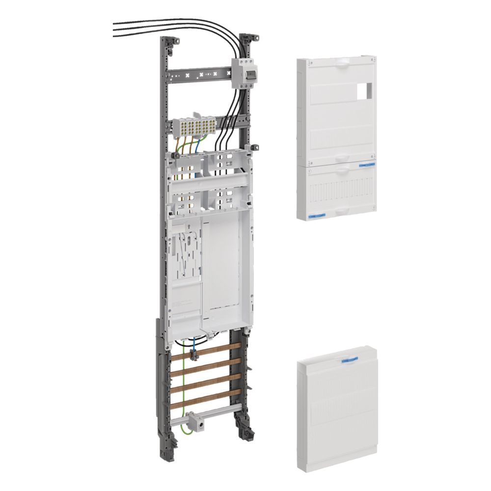 Tableau complet Hager, univers Z, BKE-I, 1050 mm, protection PV/Cascade, 1 ZP, 16 mm²