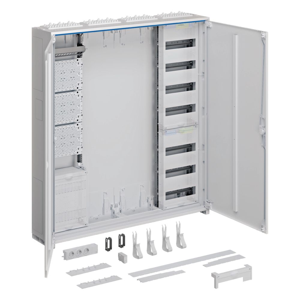 Armoire système Hager, Multimédia, univers Z, 1100x1050x205 mm, SKII, IP44, VF-7rh/APZ