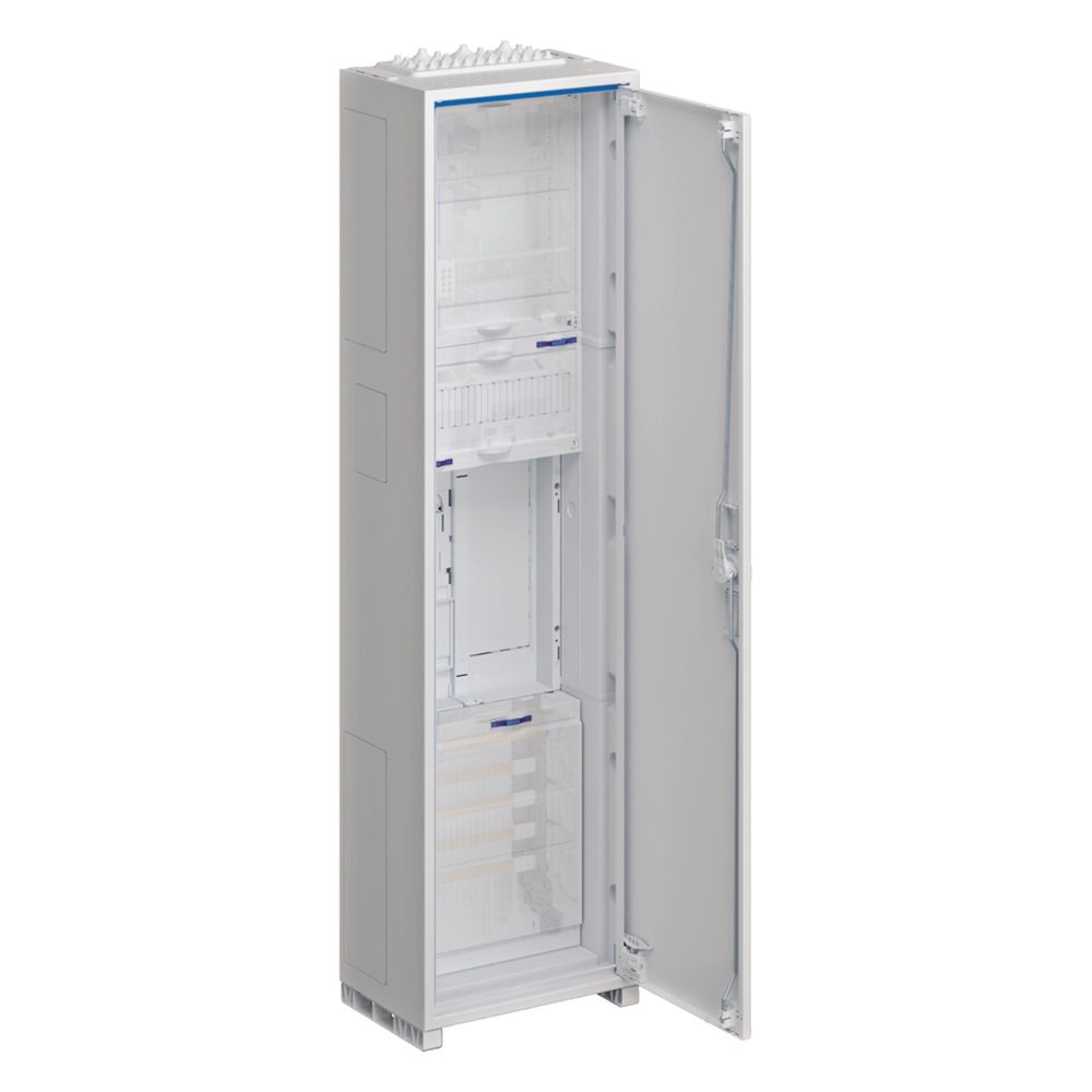 Armoire électrique complète Hager univers Z, 1 emplacement compteur, BKE-I, H 1100 mm, 1 vantail