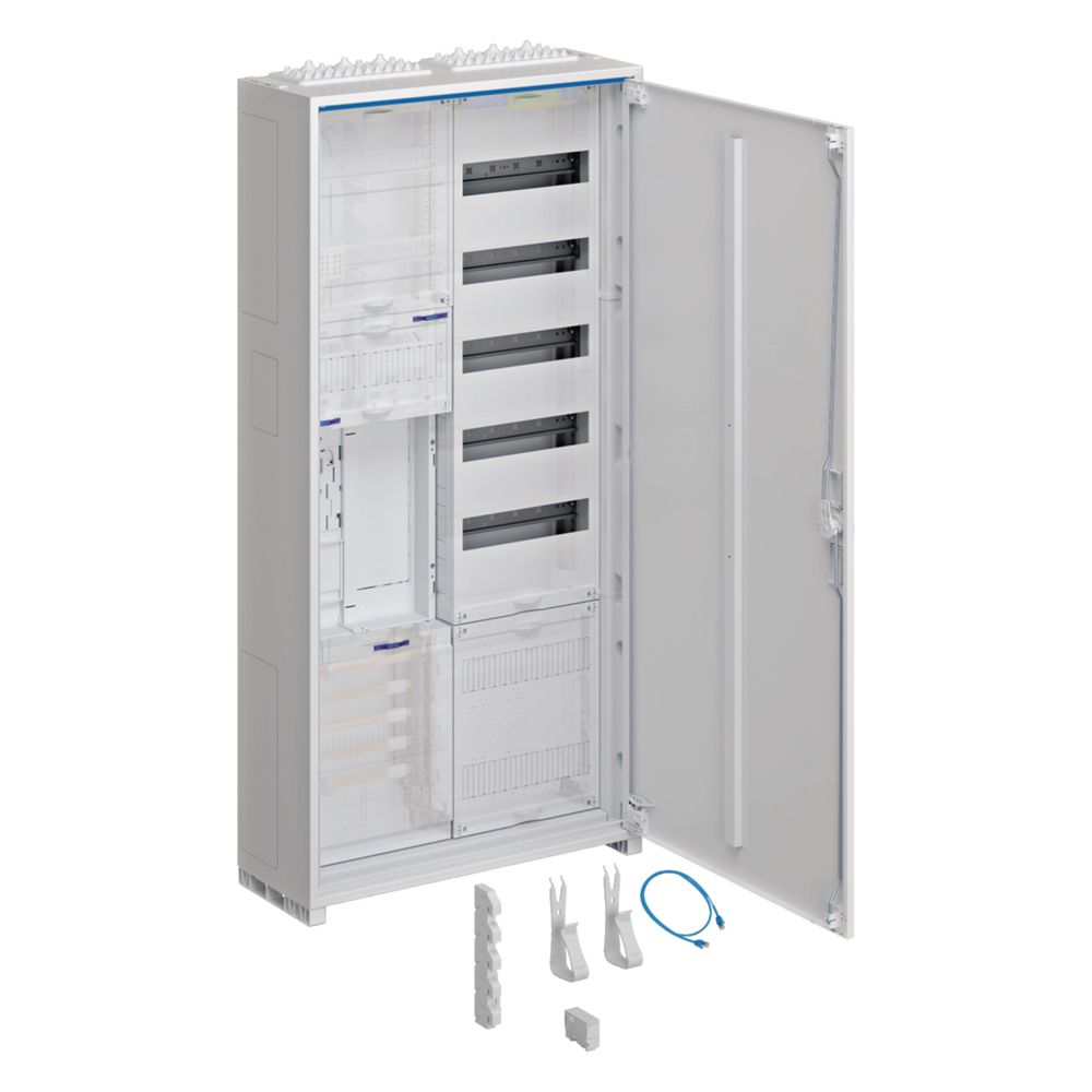 Armoire complète Hager, universelle Z, 1ZP, eHZ, APZ, VT5, H 1100 mm, 2 champs, ESA