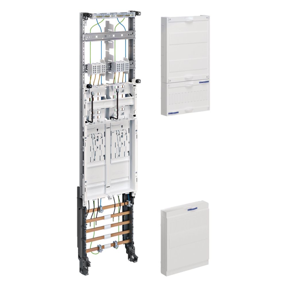 Hager Coffret complet, univers Z, champ de compteur, 2 emplacements de compteur, BKE-I, OKK, H 1050 mm, 1 module