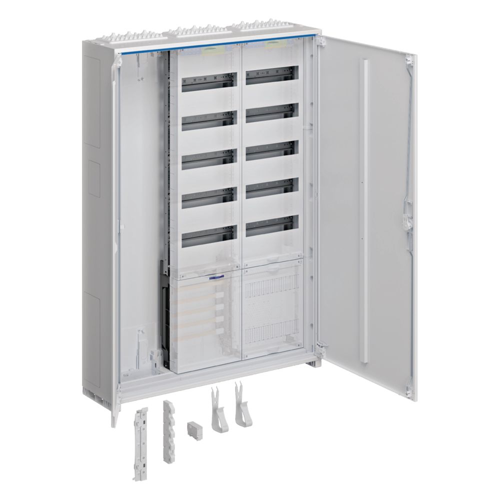 Armoire système Hager Univers Z, IP44, 1100x800 mm, avec champ d'alimentation et APZ, 3 champs