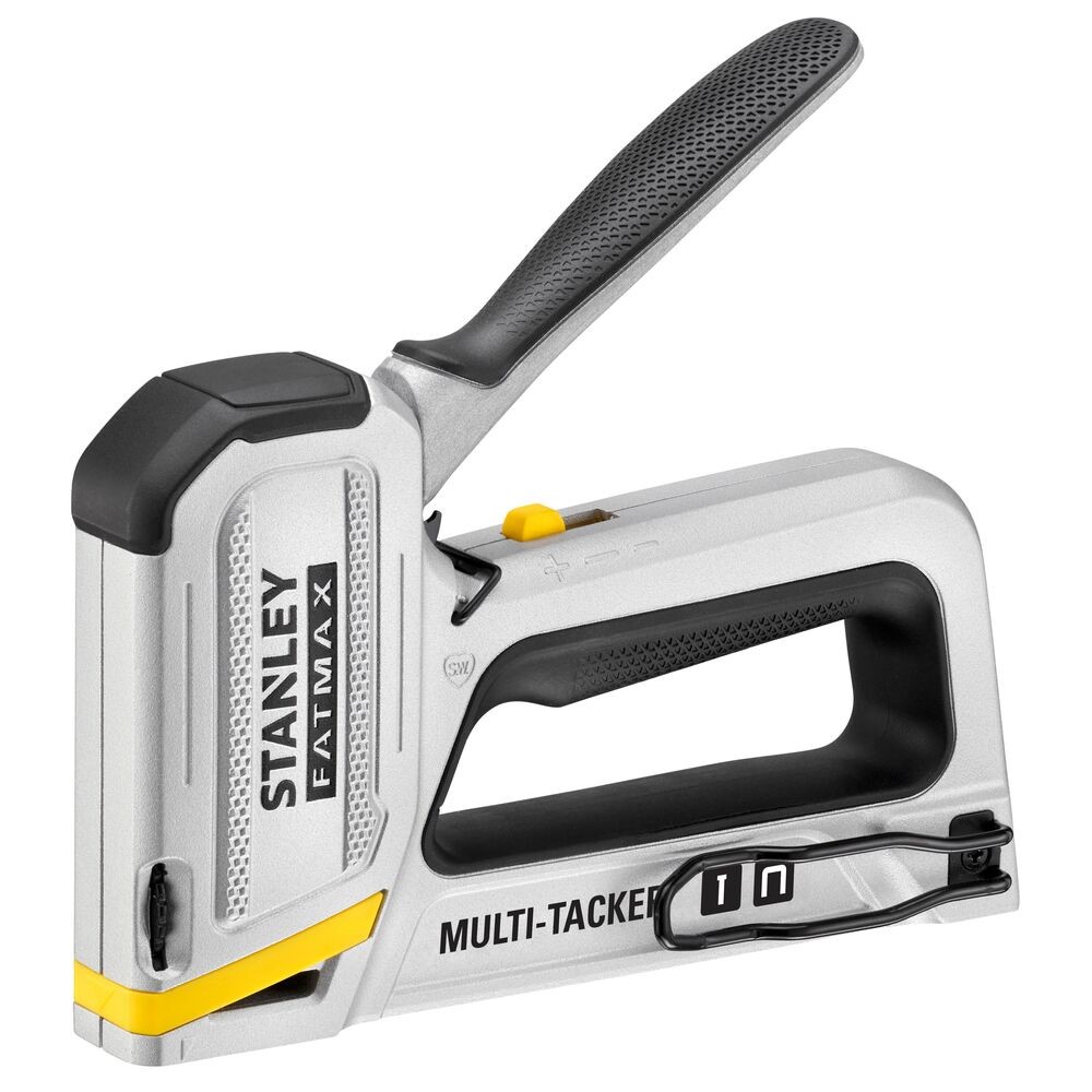 Tacker manuel FATMAX 2-en-1 STANLEY, pour agrafes à fil plat et clous, boîtier aluminium
