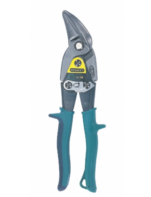 STANLEY FATMAX Cisaille à tôle 250 mm à coupe droite (verte), avec passage de chute