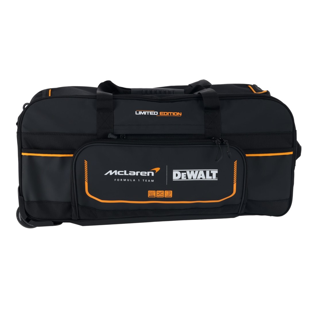 Sac de transport à roulettes et poignée DEWALT x McLaren F1 Team 60 litres DWST83522-9