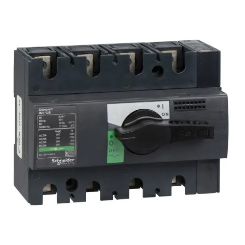 Sectionneur Schneider Electric 28911 - INS125 4P Interpact