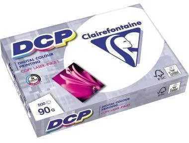 Papier laser couleur Clairefontaine DCP 1833C DIN A4 90 g/m² blanc 500 feuilles/pack.