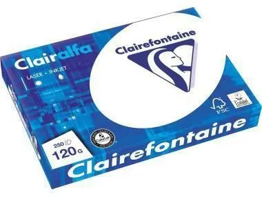 Papier Clairefontaine Kopierpapier Clairalfa DIN A4 120 g/m² - 250 feuilles