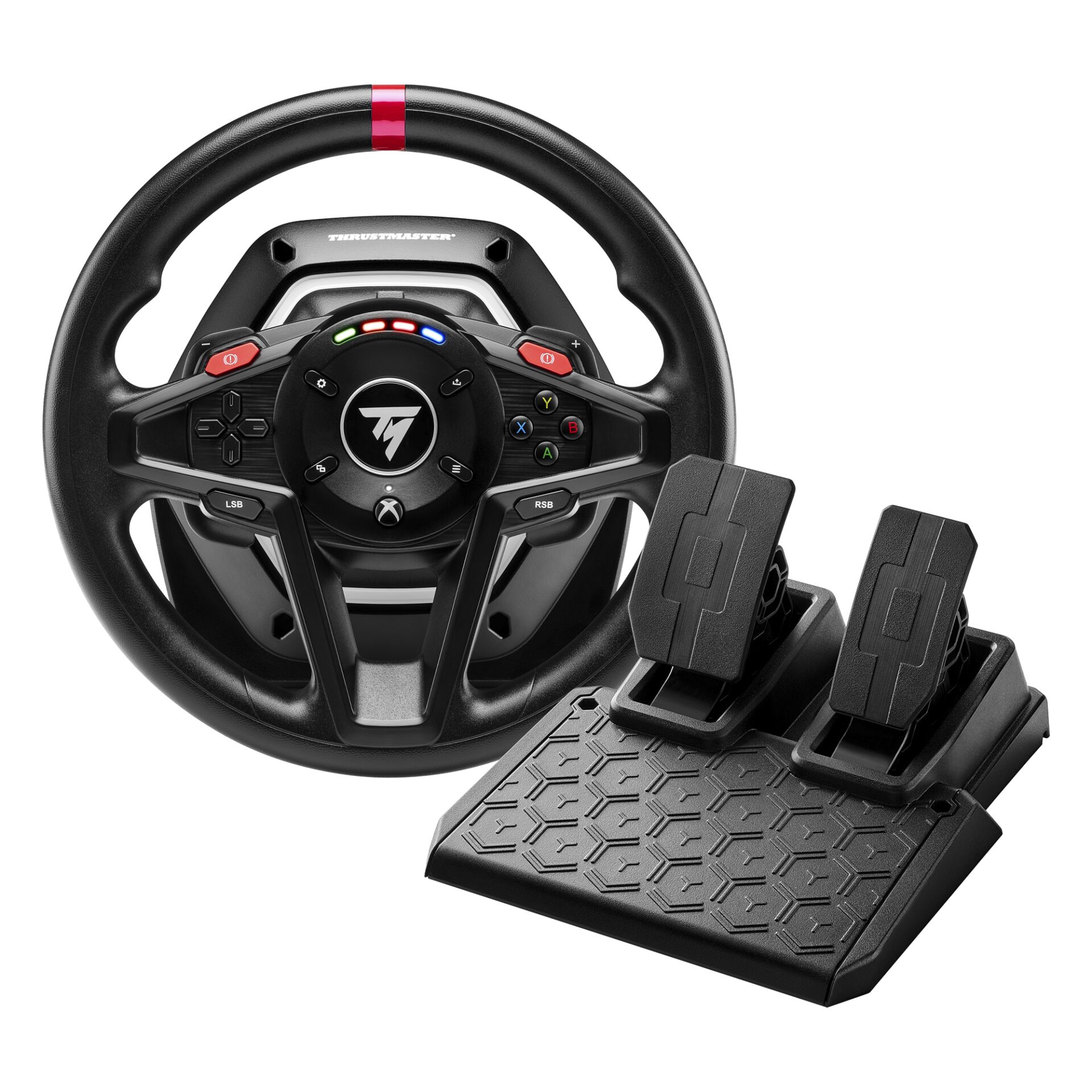 Volant et pédalier Force Feedback T-128 Thrustmaster pour Microsoft Xbox One, Xbox Series S/X et PC (filaire)