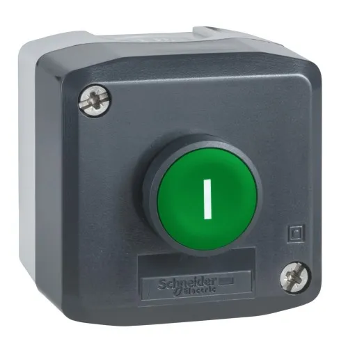 Boîtier Schneider Electric XALD102 avec bouton-poussoir