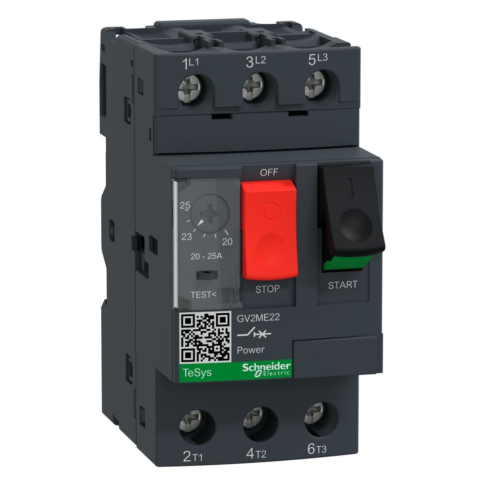 Disjoncteur moteur TeSys Deca GV2ME22 20-25A Schneider Electric