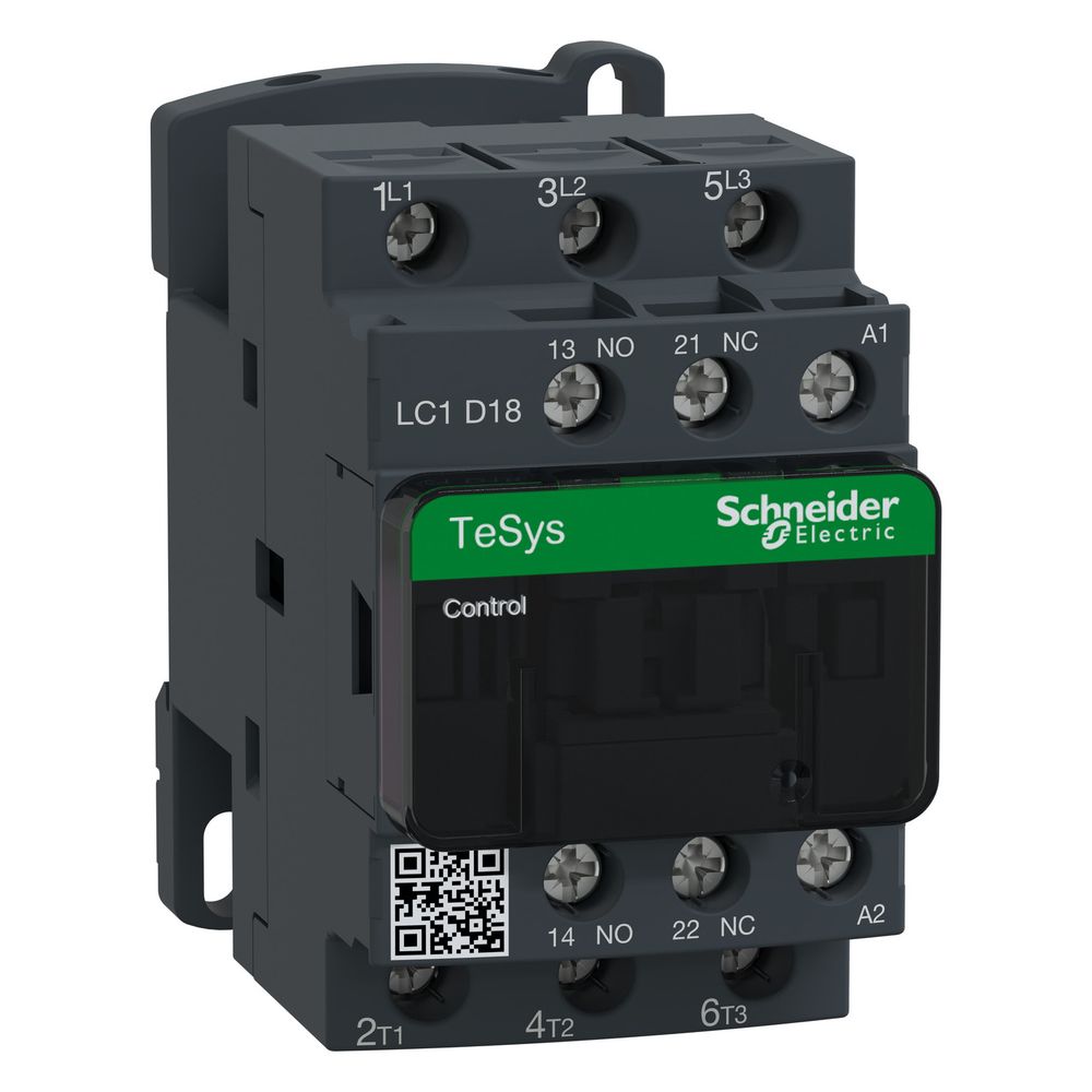 Contacteur de puissance Schneider Electric TeSys Deca LC1D18P7, 7,5 kW, 230 V, 3 pôles