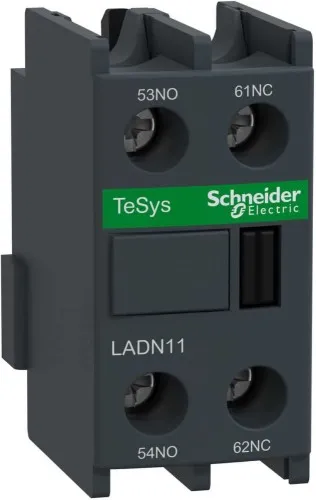 Bloc de contacts auxiliaires Schneider Electric LADN11 - 1 contact NO, 1 contact NF - 1 unité