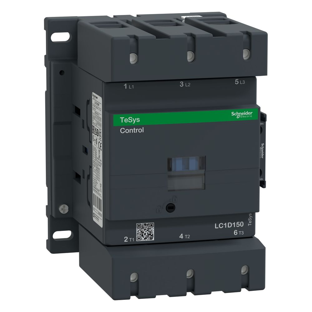 Schneider Electric Contacteur TeSys Deca LC1D150P7, 75 kW 150 A 400 V, 1F+1O, 230 V AC