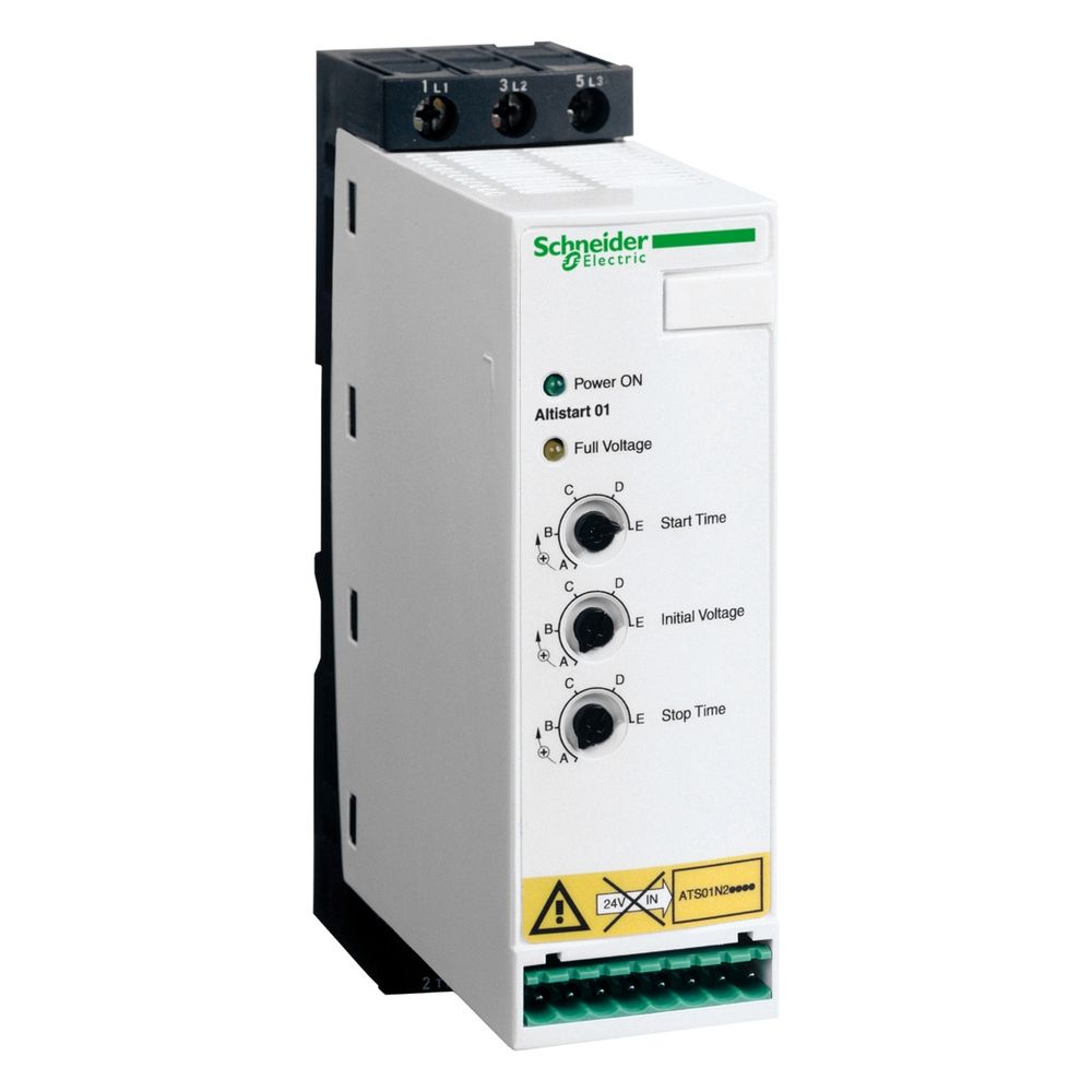Démarreur progressif Schneider Electric Altistart 01 ATS01N222QN, 22 A, 7,5 kW, 380 V