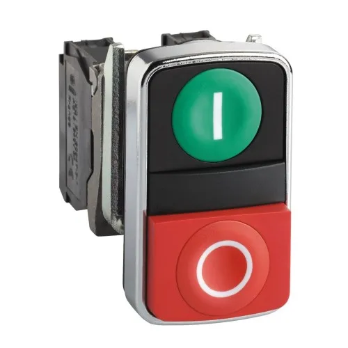 Bouton-poussoir double Schneider Electric XB4BL73415