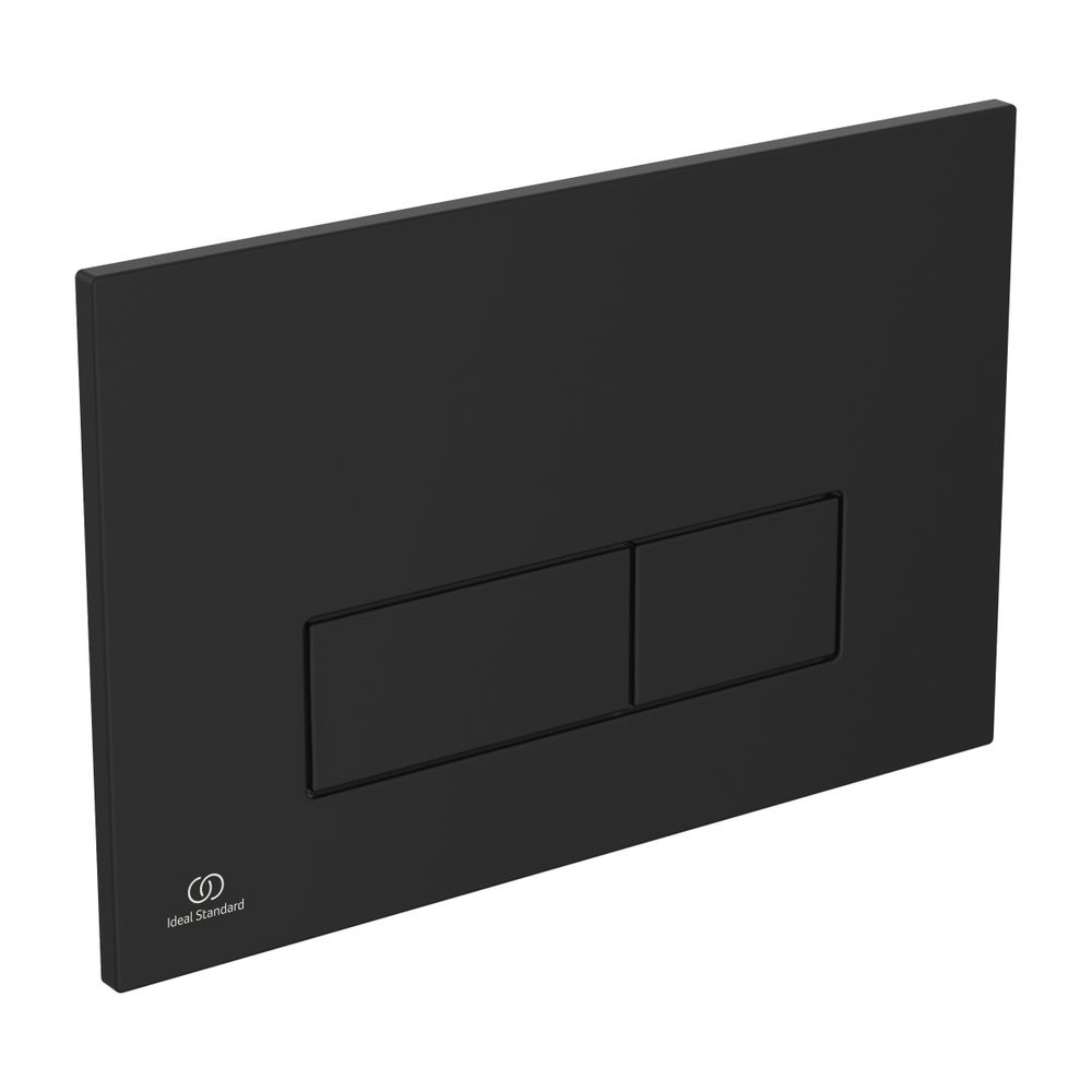 Plaque de commande M2 Oleas Ideal Standard, déclenchement mécanique, Noir