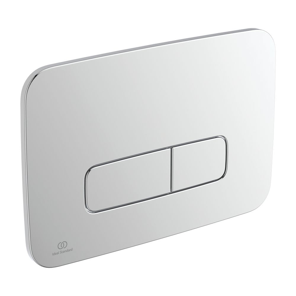 Ideal Standard - Plaque de commande M3 Oleas, déclenchement mécanique, finition chromée