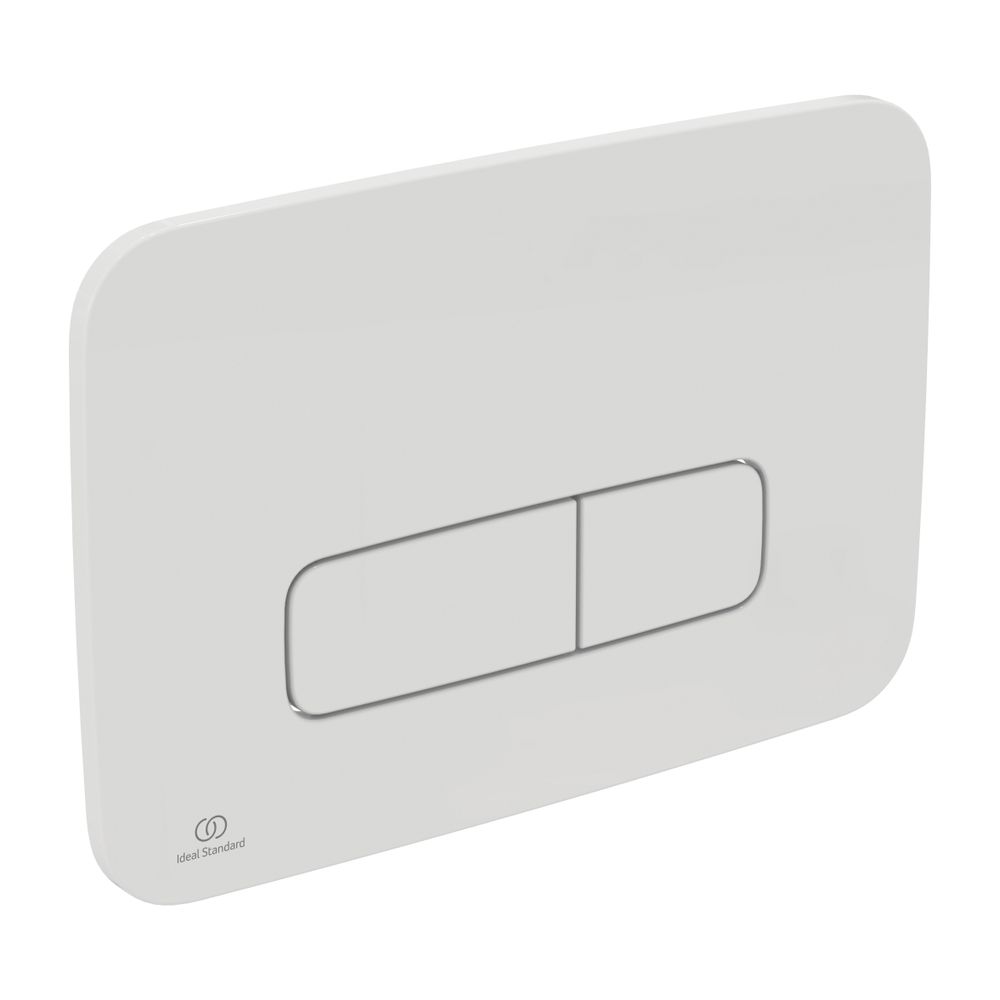 Plaque de déclenchement Oleas P3 d'Ideal Standard, activation pneumatique, blanc