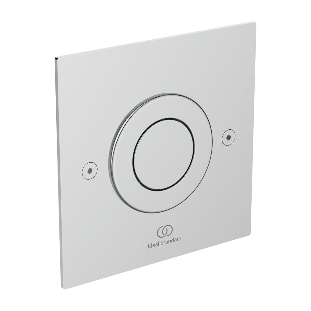 Plaque de commande Ideal Standard P3 Septa Pro à déclenchement pneumatique, acier inoxydable brossé
