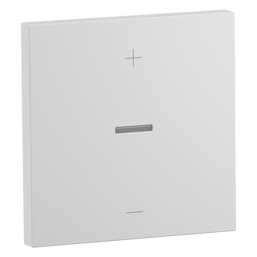 Legrand Wippe SEANO pour variateur tactile, avec fenêtre de contrôle, thermoplastique, blanc ultra, 56x56x6 mm, 765149