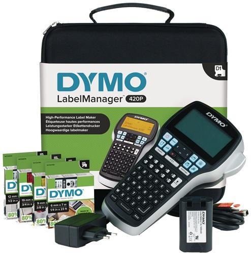 DYMO® LabelManager™ 420P - Imprimante d'étiquettes / avec clavier ABC, en coffret