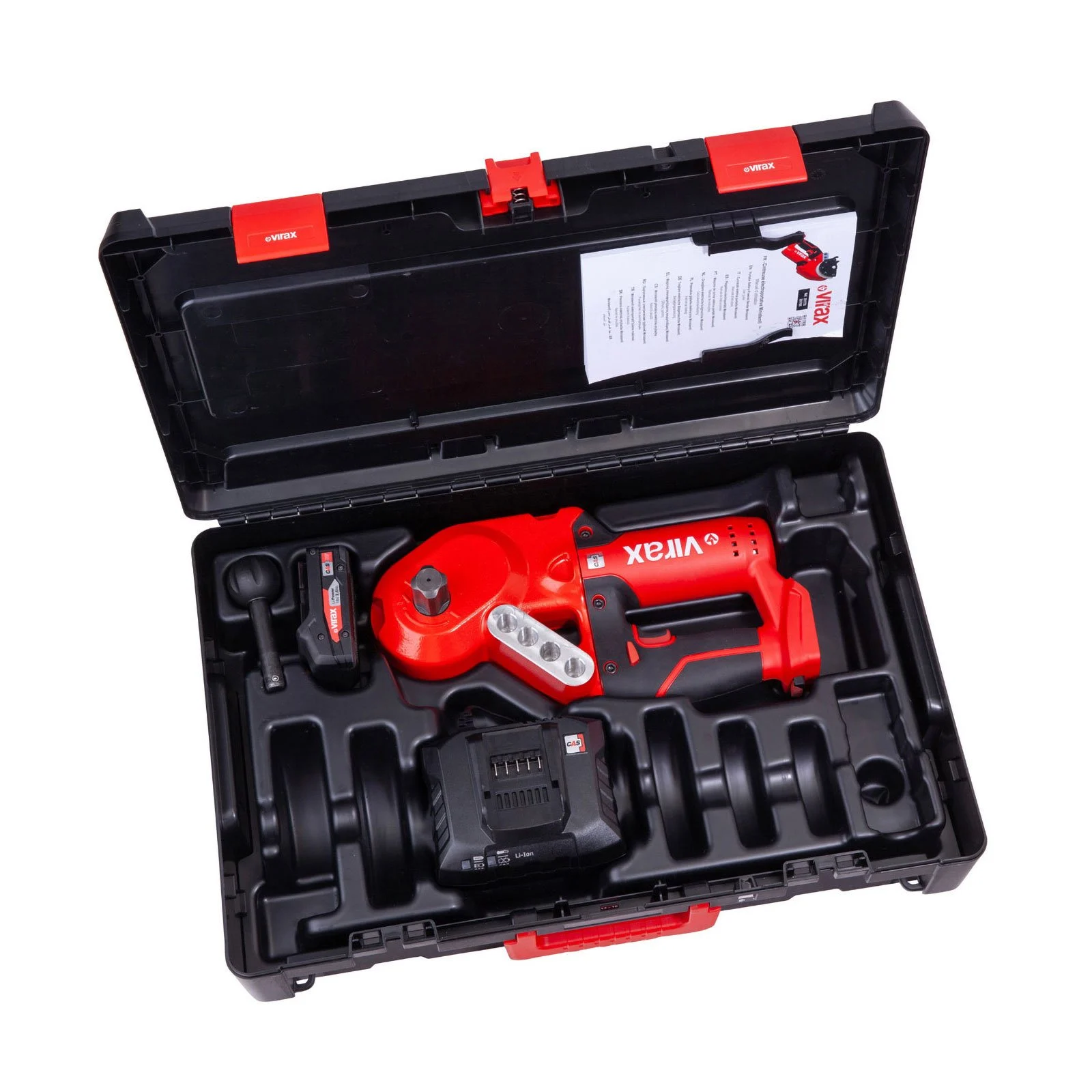 VIRAX MINISTEM BENDER 18V Outil de cintrage compact et léger 18V 4,9 kg / 1x accus 2,0 Ah + chargeur dans Virabox - 251770