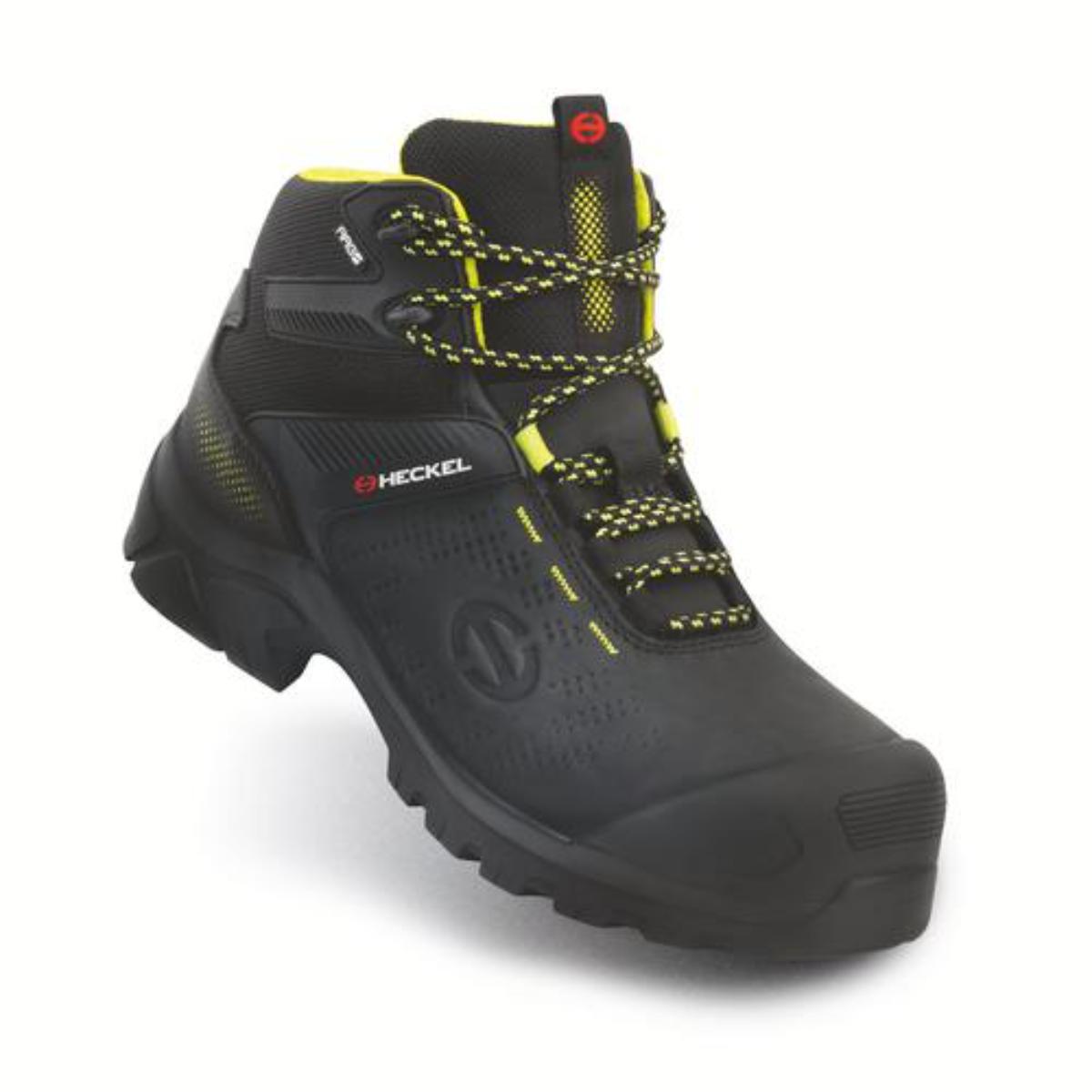 uvex MACCROSSROAD 3.0 Heckel HIGH Chaussure de sécurité S3L à lacets, noir/jaune