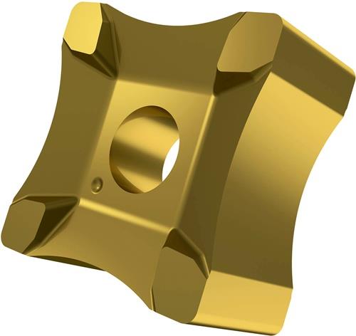 Plaquette de scarfing ISO SNMX 15-R15:6640 Rayon 15mm Revêtement MT-CVD Or — lot de 10 pièces