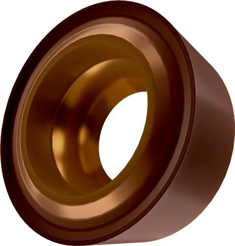 Plaquette carbure tournante ISO RCMT 2507MOS-372:T9325 Ø8,6mm revêtement MT-CVD — lot de 10 pièces