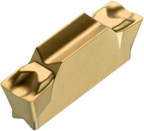 Plaquette de tournage à double face ISO LCMF 041604-CM:T8330 Largeur 4 mm Revêtement PVD or — lot de 10 pièces