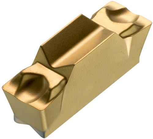 Plaquette de tournage ISO LCMF 051604-CM:T8330 - Largeur 5 mm - Revêtement PVD or — lot de 10 pièces