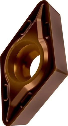 Plaquette de tournage ISO DCMT 11T308E-RF:T5315 D.4,4mm revêtement MT-CVD — lot de 10 pièces