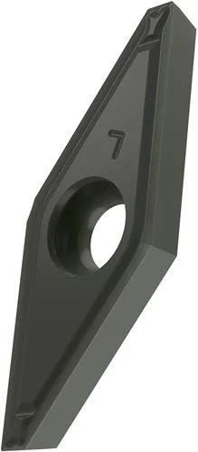 Plaquette de tournage ISO VCGX 130300FR-FF2:TT010 alésage D.3,4mm couleur gris — lot de 10 pièces