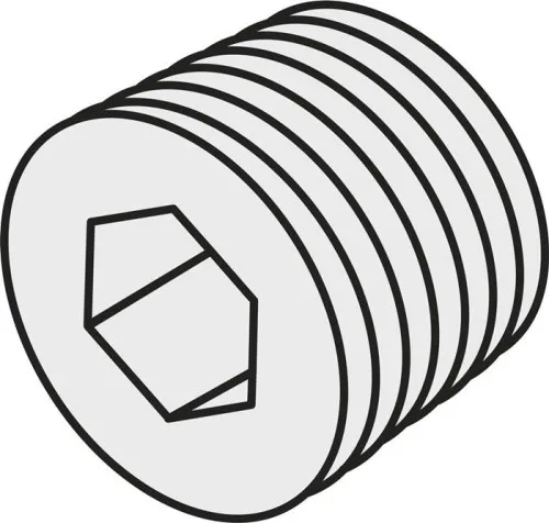 Vis à tête hexagonale Pramet ISO SS 0820 - Poids brut 4 g
