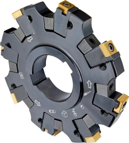 Fraise à disque ISO 125H04N-S90CN10N18 Pramet, profondeur 34 mm avec plaquette amovible, diamètre de coupe 125 mm