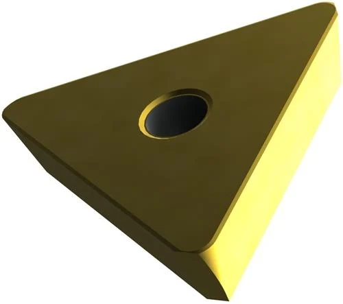 Plaquette de fraisage à plaquettes amovibles ISO TPKN 1603PDSR:M8340 - Profondeur 12 mm - Revêtement PVD or — lot de 10 pièces