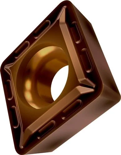 Plaquette de tournage ISO CCMT 09T304E-FF2:T9325 D. 4,4mm revêtement MT-CVD — lot de 10 pièces